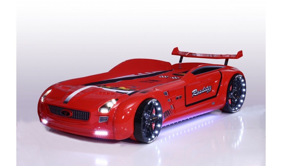 Road Star Kırmızı Arabalı Yatak