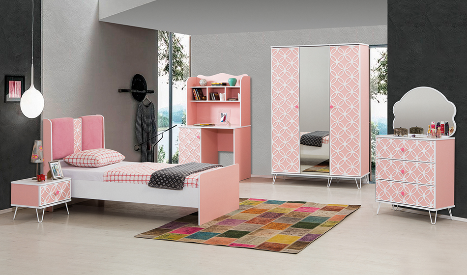 kız çocuk yatak odası takımı
